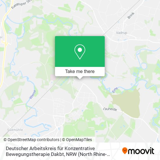 Deutscher Arbeitskreis für Konzentrative Bewegungstherapie Dakbt map