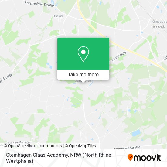 Steinhagen Claas Academy map