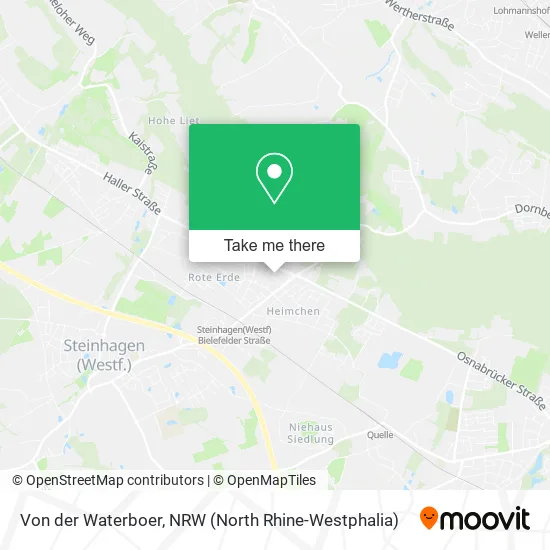 Карта Von der Waterboer