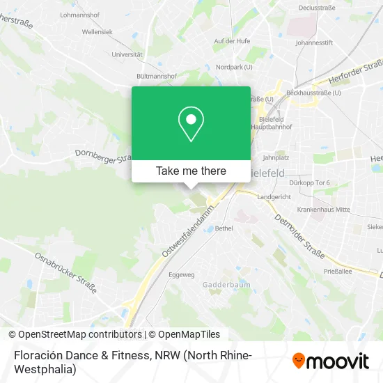 Карта Floración Dance & Fitness
