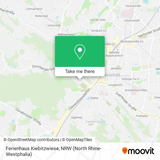 Карта Ferienhaus Kiebitzwiese