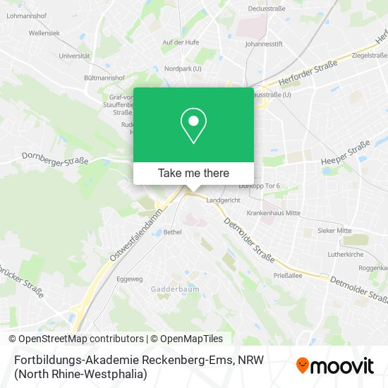 Fortbildungs-Akademie Reckenberg-Ems map