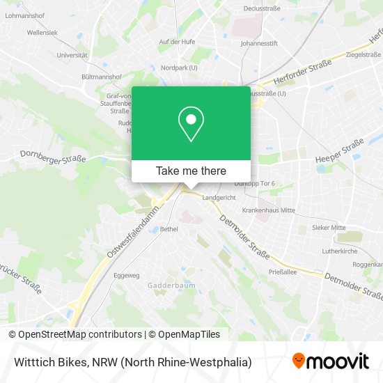 Карта Witttich Bikes
