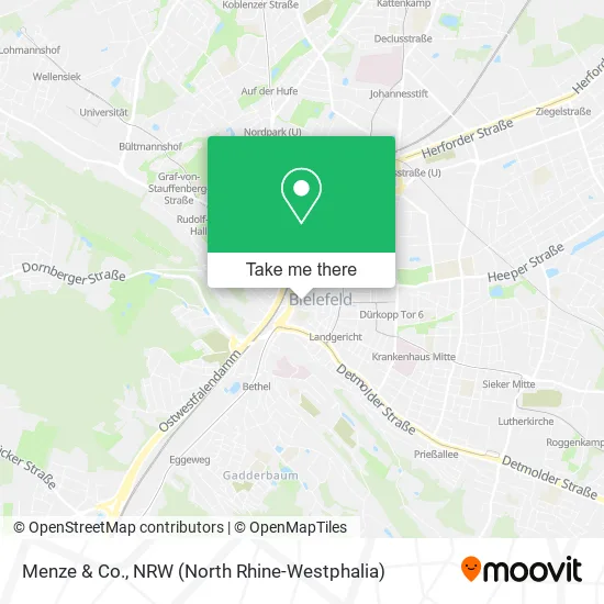 Карта Menze & Co.