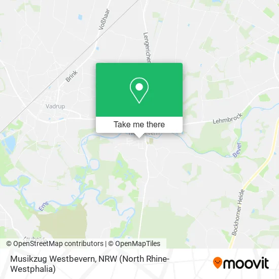 Карта Musikzug Westbevern