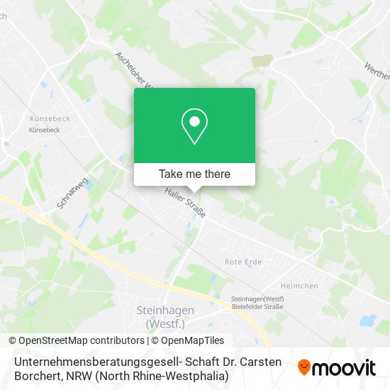 Unternehmensberatungsgesell- Schaft Dr. Carsten Borchert map