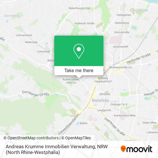 Andreas Krumme Immobilien Verwaltung map