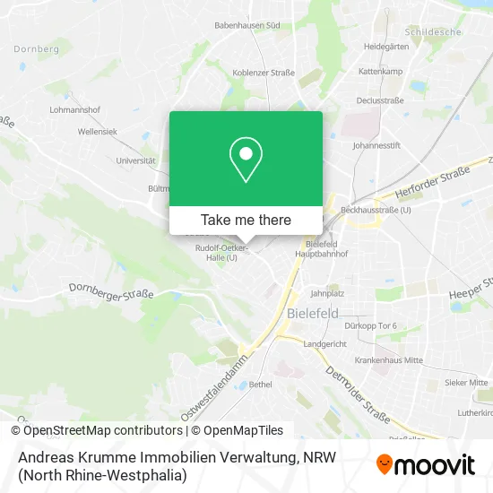 Карта Andreas Krumme Immobilien Verwaltung