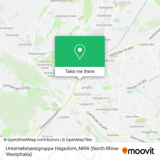 Карта Unternehmensgruppe Hagedorn