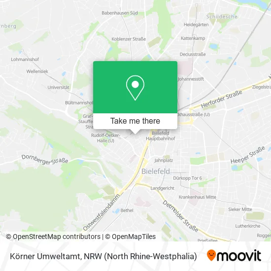 Карта Körner Umweltamt