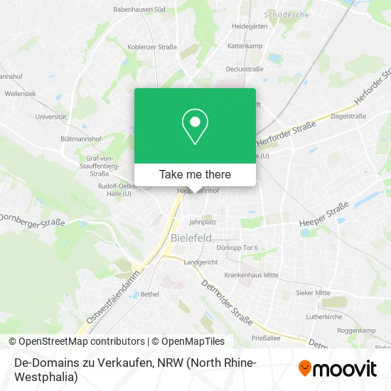 Карта De-Domains zu Verkaufen