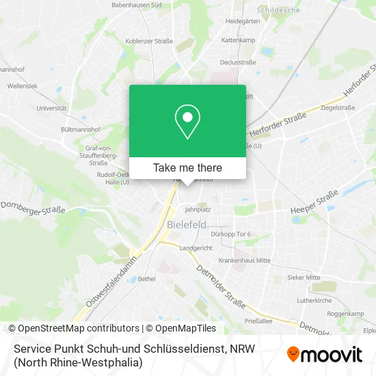 Карта Service Punkt Schuh-und Schlüsseldienst