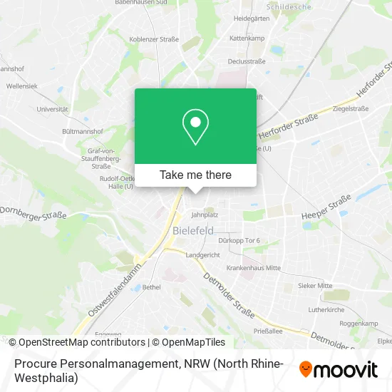 Карта Procure Personalmanagement