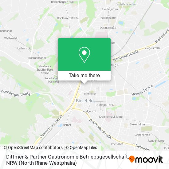 Dittmer & Partner Gastronomie Betriebsgesellschaft map