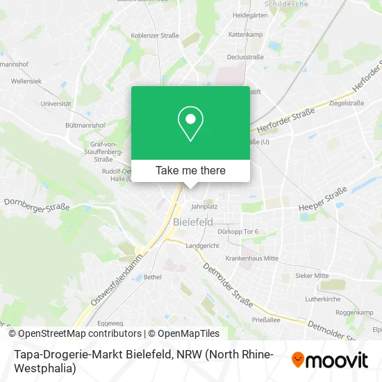 Карта Tapa-Drogerie-Markt Bielefeld