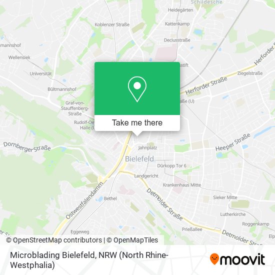 Карта Microblading Bielefeld