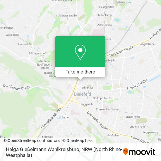 Helga Gießelmann Wahlkreisbüro map
