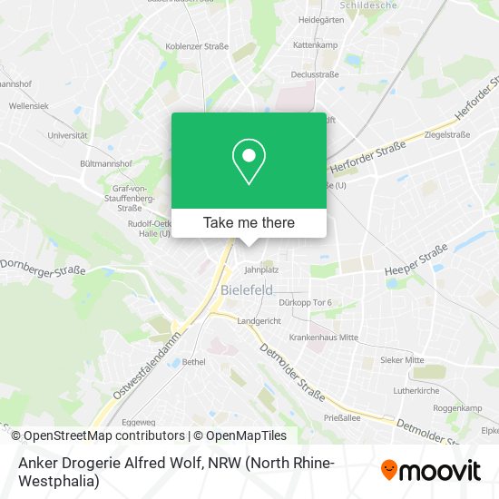 Anker Drogerie Alfred Wolf map