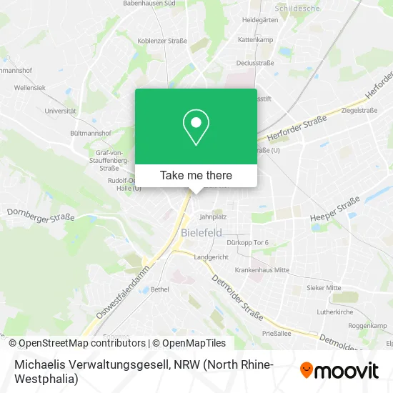 Карта Michaelis Verwaltungsgesell