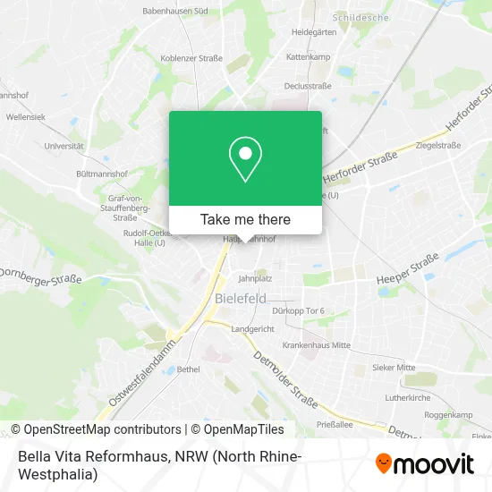 Bella Vita Reformhaus map