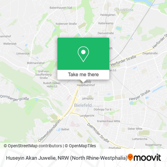 Huseyin Akan Juwelie map
