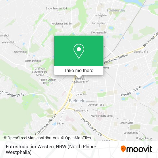 Fotostudio im Westen map