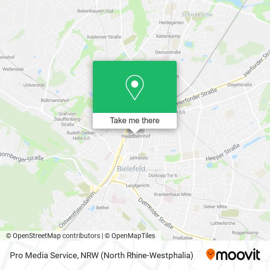 Pro Media Service map