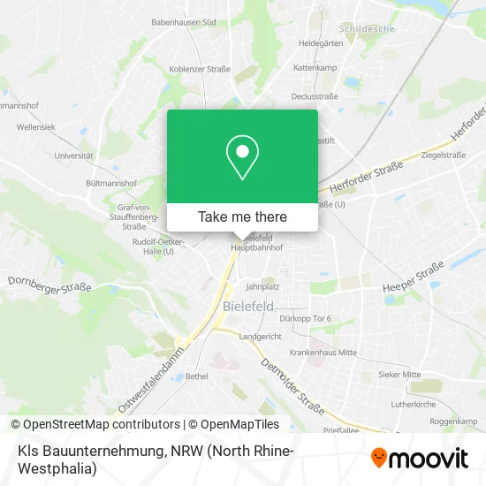 Карта Kls Bauunternehmung