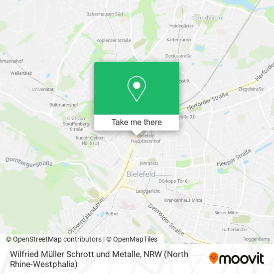 Карта Wilfried Müller Schrott und Metalle