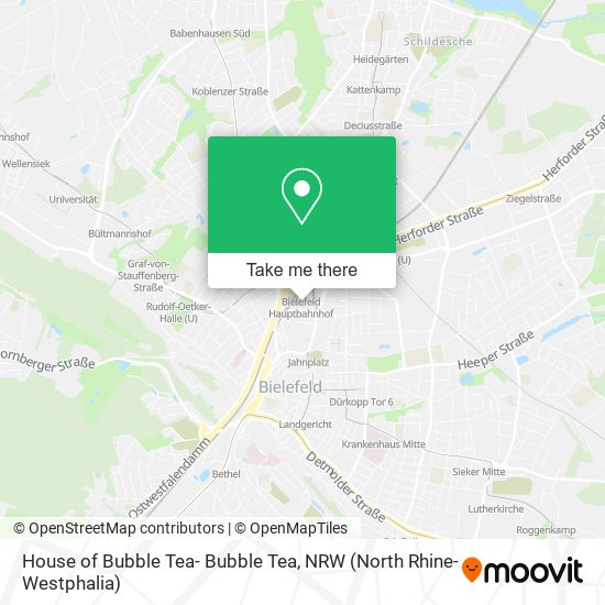 House of Bubble Tea- Bubble Tea map