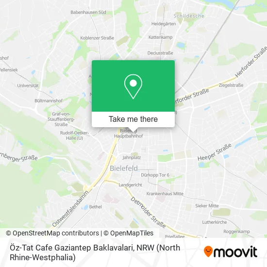 Карта Öz-Tat Cafe Gaziantep Baklavalari