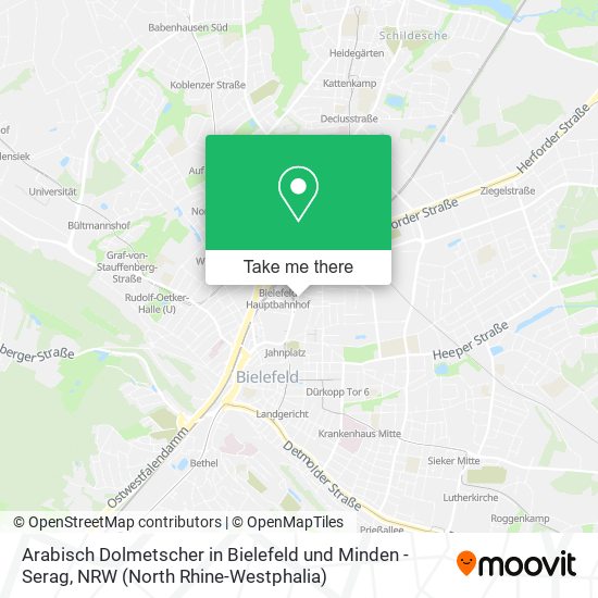 Arabisch Dolmetscher in Bielefeld und Minden -Serag map