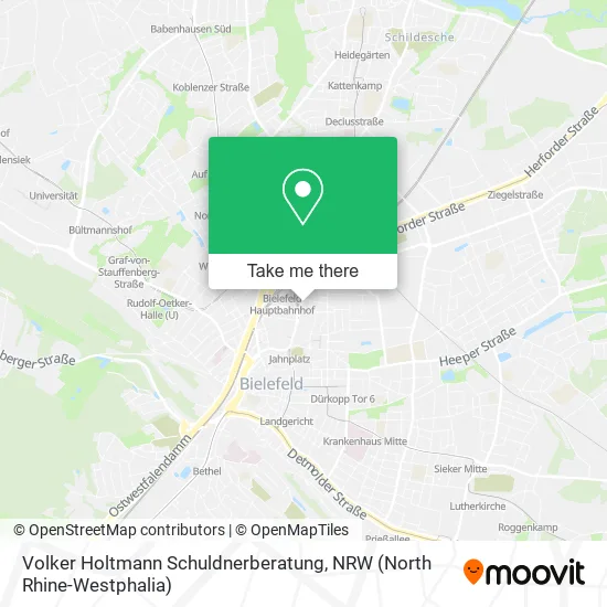 Карта Volker Holtmann Schuldnerberatung