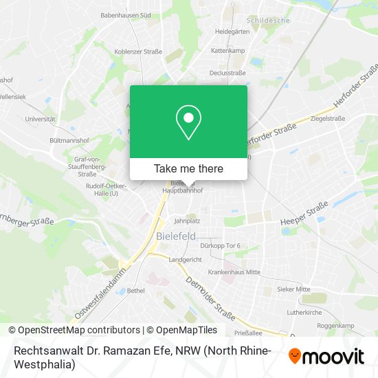 Rechtsanwalt Dr. Ramazan Efe map