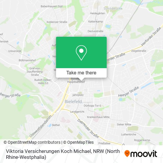 Viktoria Versicherungen Koch Michael map