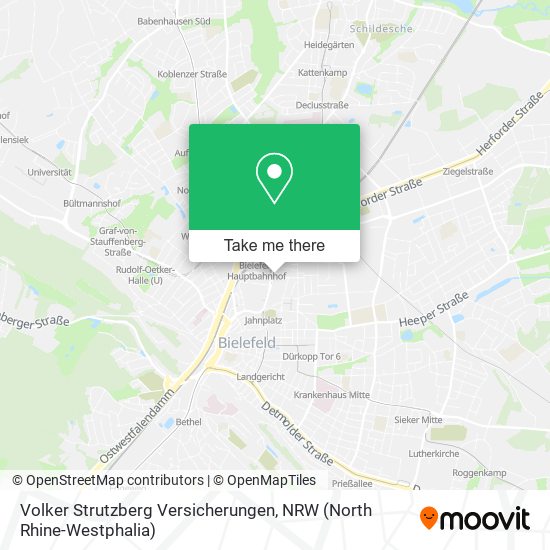 Карта Volker Strutzberg Versicherungen