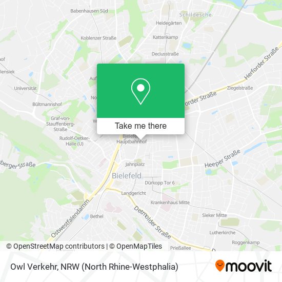 Owl Verkehr map