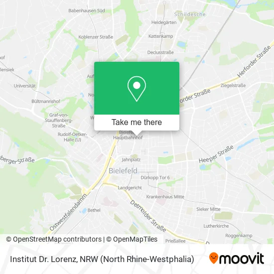 Карта Institut Dr. Lorenz