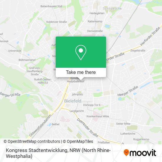 Kongress Stadtentwicklung map
