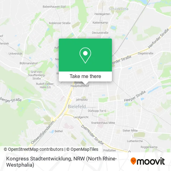 Карта Kongress Stadtentwicklung