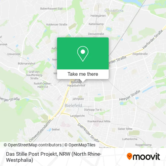 Карта Das Stille Post Projekt