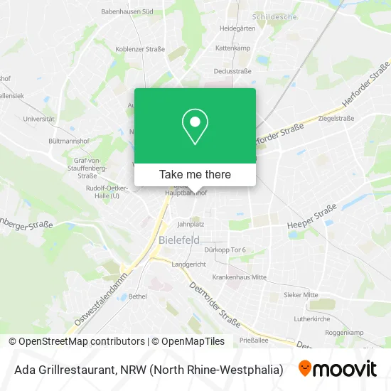 Карта Ada Grillrestaurant