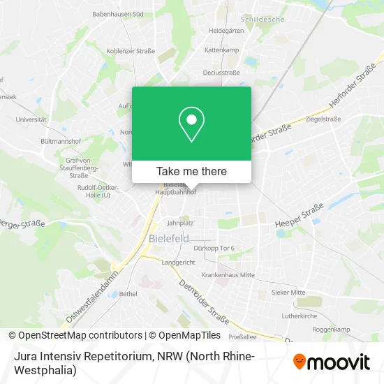 Карта Jura Intensiv Repetitorium