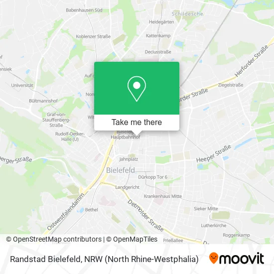 Карта Randstad Bielefeld