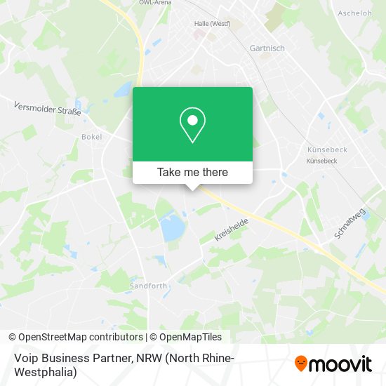 Voip Business Partner map