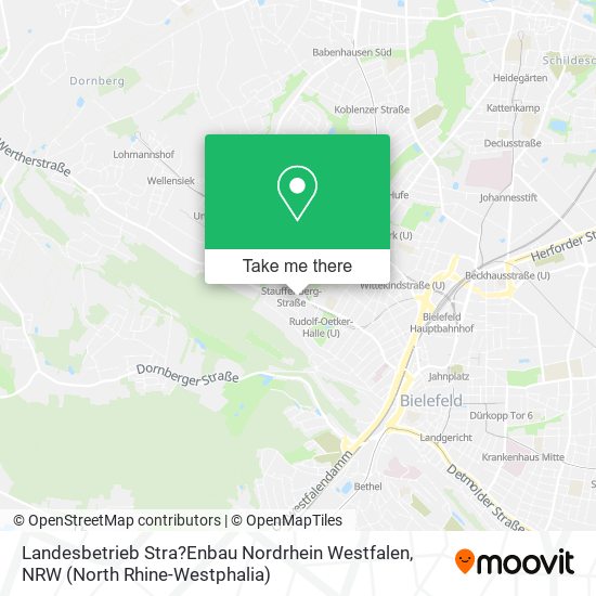 Landesbetrieb Stra?Enbau Nordrhein Westfalen map