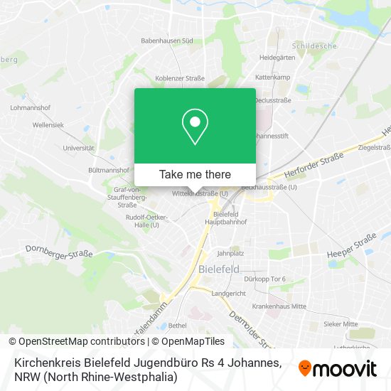Kirchenkreis Bielefeld Jugendbüro Rs 4 Johannes map