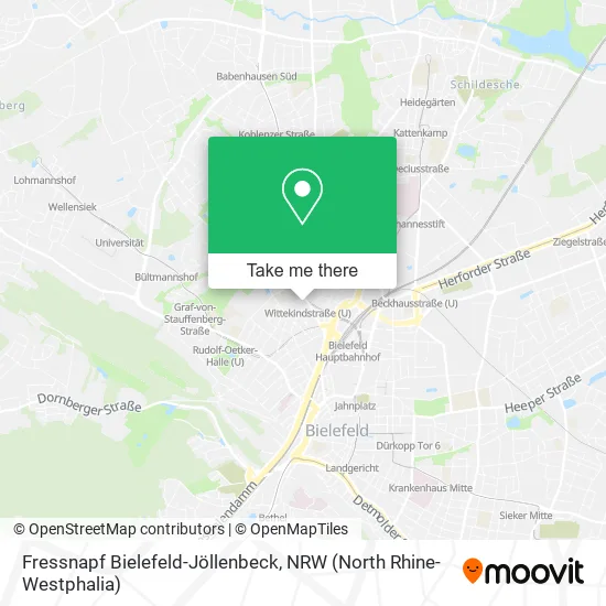 Карта Fressnapf Bielefeld-Jöllenbeck