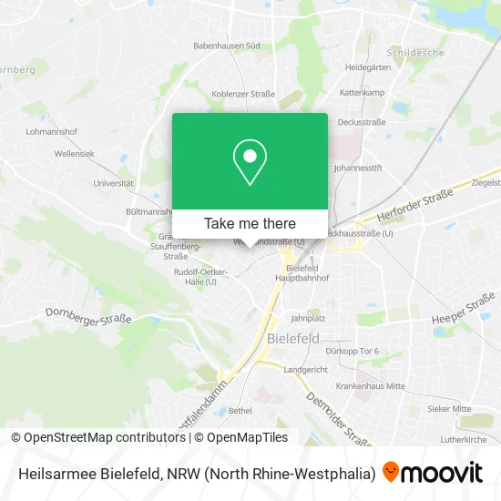 Карта Heilsarmee Bielefeld