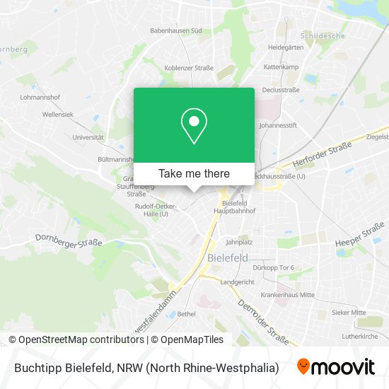 Buchtipp Bielefeld map